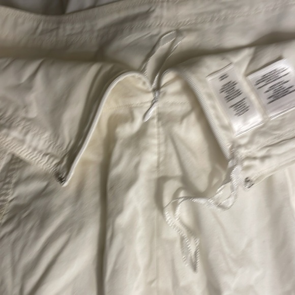 Jones New York Collection - white, A-line, cotton midi skirt. - Picture 7 of 7